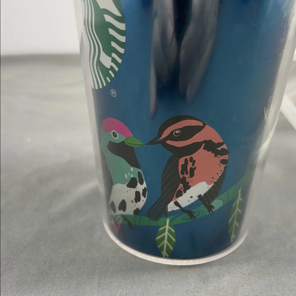 Starbucks Tropical Blue‎ Tumbler with Clear Lid